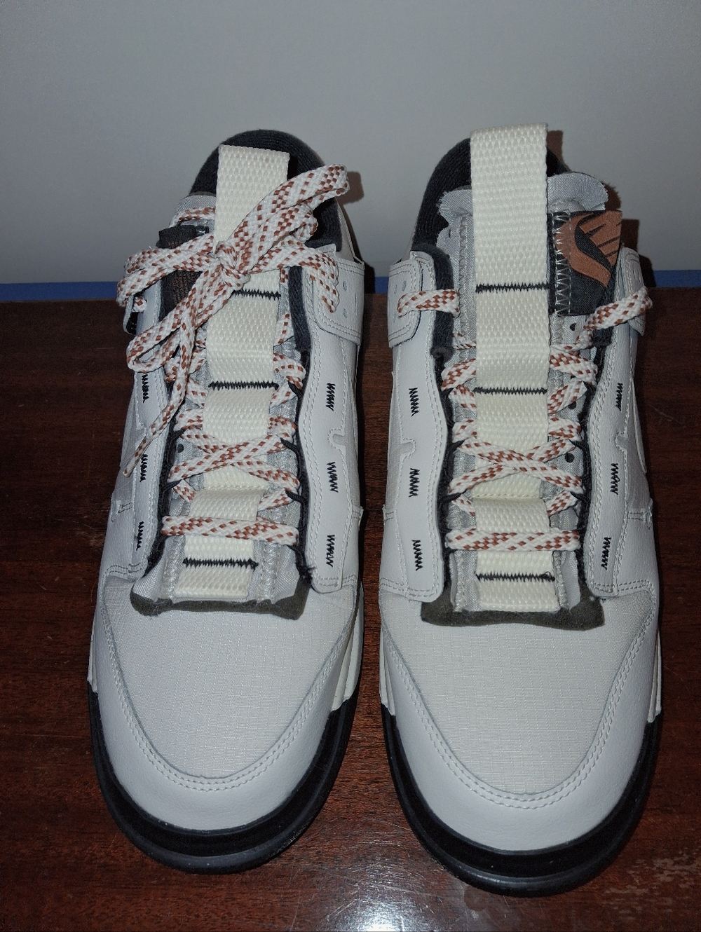 SIZE 12M - NIKE AIR DUNK LOW JUMBO , PHANTOM BLACK. PRE-OWNED NO BOX.